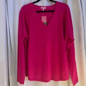 Lilly Pulitzer STASIA SWEATER MAGENTA